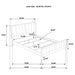 Wilkes 4 & 5 Piece E.King, Queen, Twin, & Full Bedroom Set - Furniture Land (Milwaukee, WI)