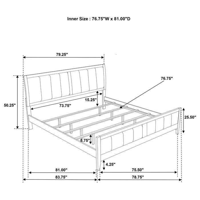Wilkes 4 & 5 Piece E.King, Queen, Twin, & Full Bedroom Set - Furniture Land (Milwaukee, WI)