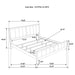 Wilkes 4 & 5 Piece E.King, Queen, Twin, & Full Bedroom Set - Furniture Land (Milwaukee, WI)