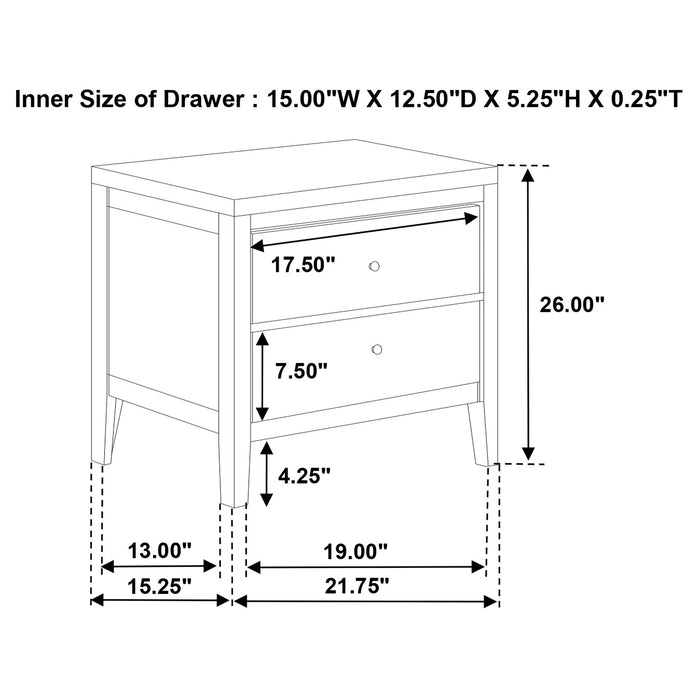 Wilkes 4 & 5 Piece E.King, Queen, Twin, & Full Bedroom Set - Furniture Land (Milwaukee, WI)