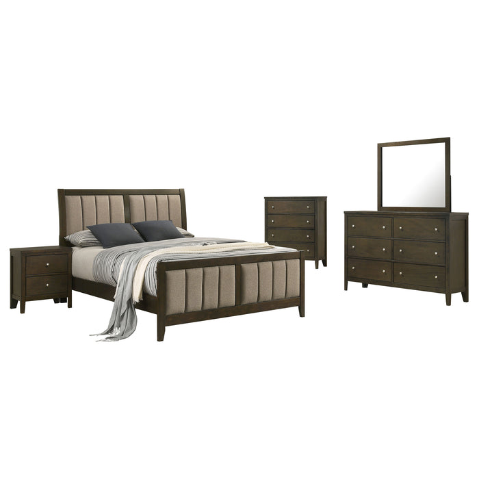 Wilkes 4 & 5 Piece E.King, Queen, Twin, & Full Bedroom Set - Furniture Land (Milwaukee, WI)