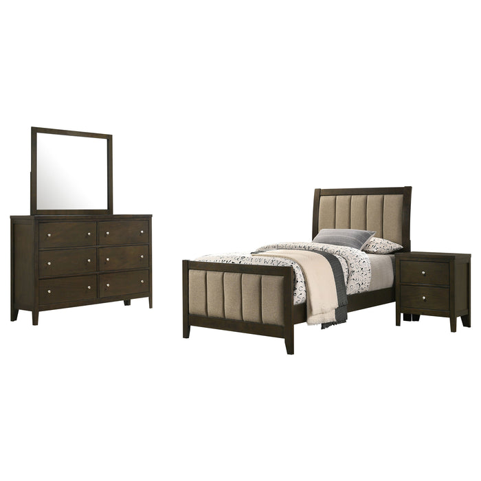 Wilkes 4 & 5 Piece E.King, Queen, Twin, & Full Bedroom Set - Furniture Land (Milwaukee, WI)