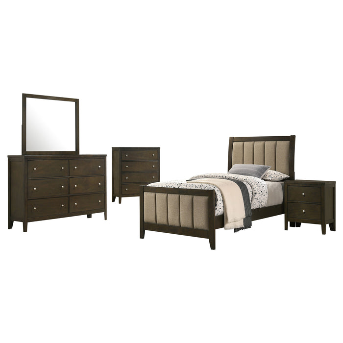 Wilkes 4 & 5 Piece E.King, Queen, Twin, & Full Bedroom Set - Furniture Land (Milwaukee, WI)