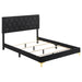 Kendall Panel Bed E.King, & Queen Black & White - Furniture Land (Milwaukee, WI)