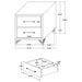 Lucia 4 & 5 Piece Bedroom Set King & Queen Beige & Grey - Furniture Land (Milwaukee, WI)