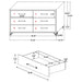 Lucia 4 & 5 Piece Bedroom Set King & Queen Beige & Grey - Furniture Land (Milwaukee, WI)