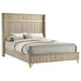 Lucia Eastern King & Queen Bed Beige & Grey - Furniture Land (Milwaukee, WI)