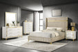 Lucia Eastern King & Queen Bed Beige & Grey - Furniture Land (Milwaukee, WI)