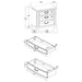 Celina 4 & 5 Piece Bedroom Set King & Queen - Furniture Land (Milwaukee, WI)