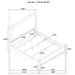 Marielle California King, E.King, & Queen Bed - Furniture Land (Milwaukee, WI)