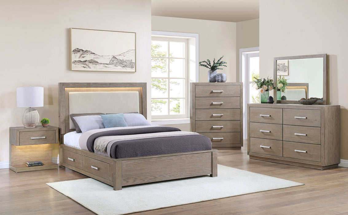 Kenora 4 & 5 Piece Bedroom Set E.King, Queen, & Cal.king - Furniture Land (Milwaukee, WI)