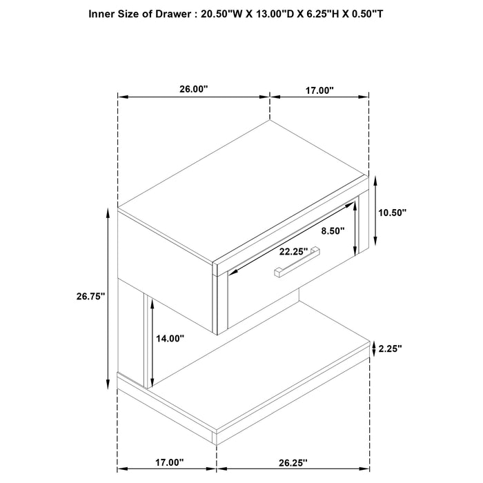 Kenora 4 & 5 Piece Bedroom Set E.King, Queen, & Cal.king - Furniture Land (Milwaukee, WI)