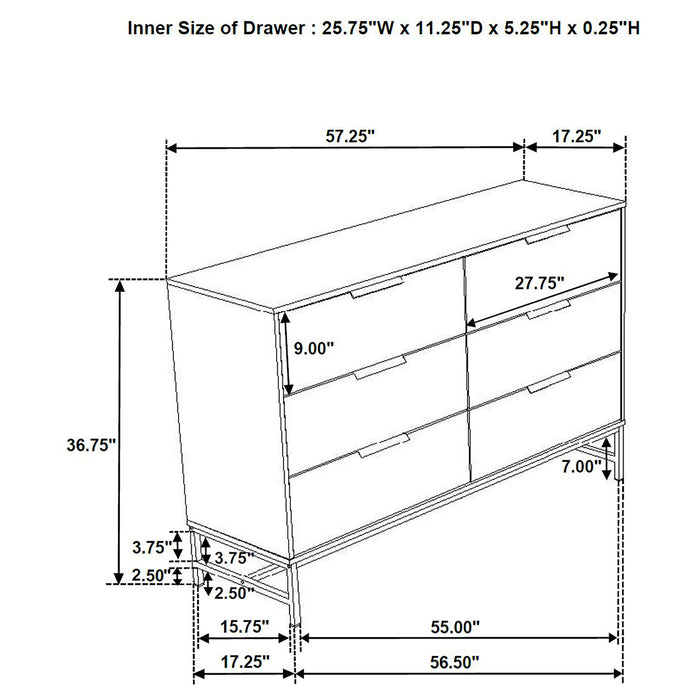Sonora 4 & 5 Piece Bedroom Set - Furniture Land (Milwaukee, WI)