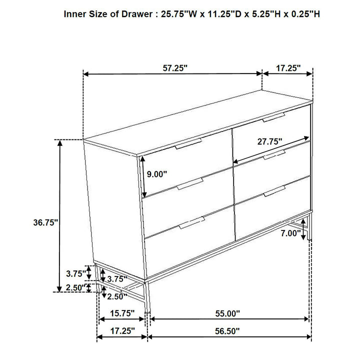 Sonora 4 & 5 Piece Bedroom Set - Furniture Land (Milwaukee, WI)