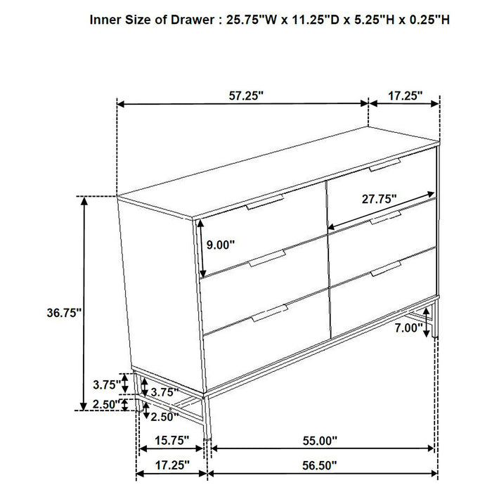 Sonora 4 & 5 Piece Bedroom Set - Furniture Land (Milwaukee, WI)