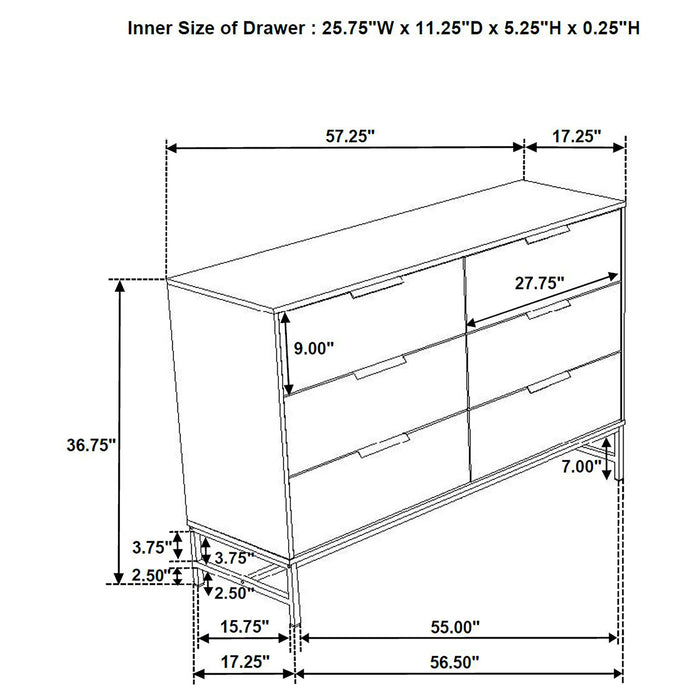 Sonora 4 & 5 Piece Bedroom Set - Furniture Land (Milwaukee, WI)