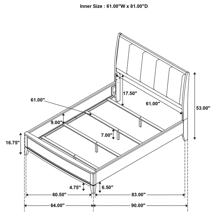 Granada California King, E.King, & Queen Bed - Furniture Land (Milwaukee, WI)