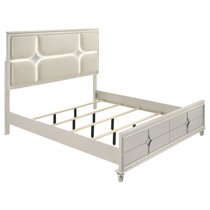 Olivia 4 & 5 Piece Bedroom Set E.King, Queen, & Cal.King - Furniture Land (Milwaukee, WI)