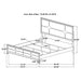 Olivia 4 & 5 Piece Bedroom Set E.King, Queen, & Cal.King - Furniture Land (Milwaukee, WI)