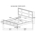 Olivia 4 & 5 Piece Bedroom Set E.King, Queen, & Cal.King - Furniture Land (Milwaukee, WI)