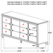 Olivia 4 & 5 Piece Bedroom Set E.King, Queen, & Cal.King - Furniture Land (Milwaukee, WI)