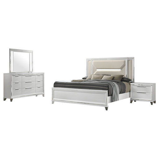 Marmore 4 & 5 Pc E.king, Cal.king, & Queen Bedroom Set - Furniture Land (Milwaukee, WI)