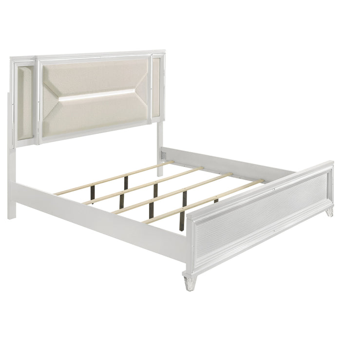 Marmore 4 & 5 Pc E.king, Cal.king, & Queen Bedroom Set - Furniture Land (Milwaukee, WI)