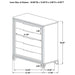 Marmore 4 & 5 Pc E.king, Cal.king, & Queen Bedroom Set - Furniture Land (Milwaukee, WI)