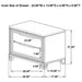 Marmore 4 & 5 Pc E.king, Cal.king, & Queen Bedroom Set - Furniture Land (Milwaukee, WI)