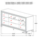 Marmore 4 & 5 Pc E.king, Cal.king, & Queen Bedroom Set - Furniture Land (Milwaukee, WI)