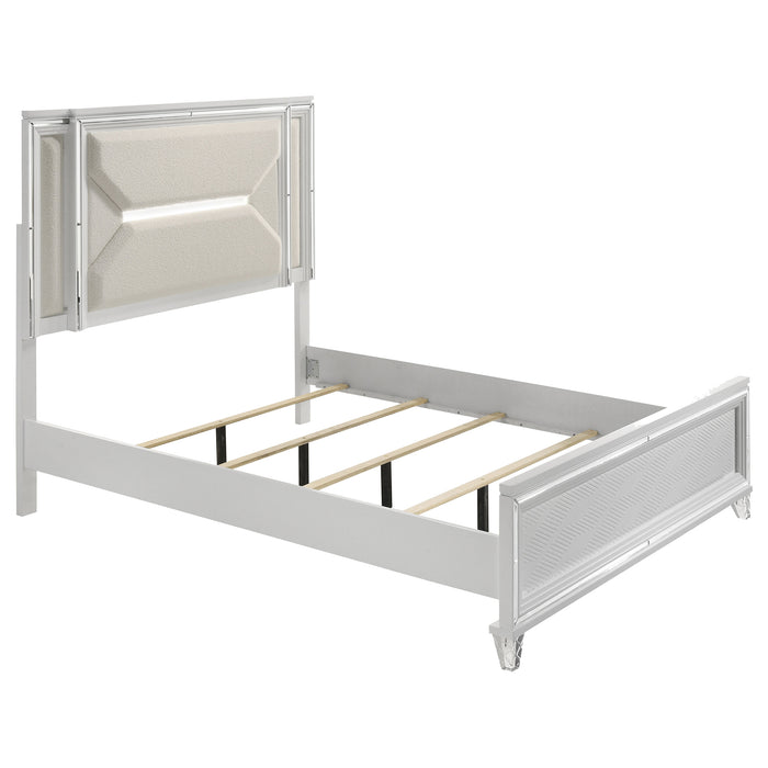 Marmore 4 & 5 Pc E.king, Cal.king, & Queen Bedroom Set - Furniture Land (Milwaukee, WI)