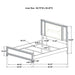 Marmore 4 & 5 Pc E.king, Cal.king, & Queen Bedroom Set - Furniture Land (Milwaukee, WI)
