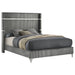 Lucia Eastern King & Queen Bed Beige & Grey - Furniture Land (Milwaukee, WI)