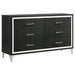 Lucia 4 & 5 Piece Bedroom Set King & Queen Beige & Grey - Furniture Land (Milwaukee, WI)