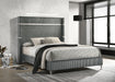 Lucia Eastern King & Queen Bed Beige & Grey - Furniture Land (Milwaukee, WI)