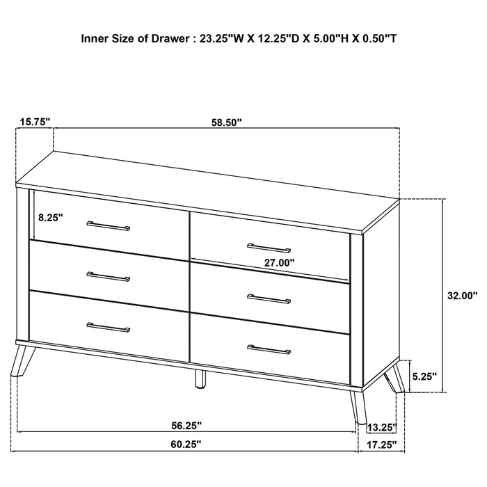 Kaywood 4 & 5 Pc Bedroom Set Full, E.King, Queen & Twin - Furniture Land (Milwaukee, WI)
