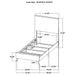 Kaywood 4 & 5 Pc Bedroom Set Full, E.King, Queen & Twin - Furniture Land (Milwaukee, WI)