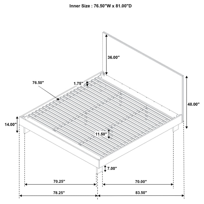 Glenwood Eastern King & Queen Bed - Furniture Land (Milwaukee, WI)