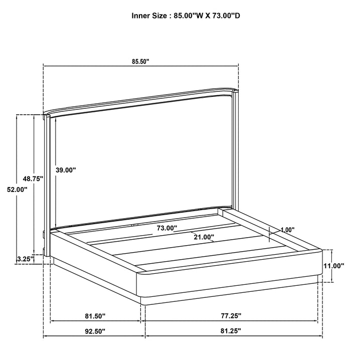 Kailani 4 & 5 Pc Bedroom Set E.King, Cal.King & Queen - Furniture Land (Milwaukee, WI)