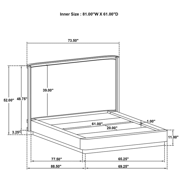 Kailani 4 & 5 Pc Bedroom Set E.King, Cal.King & Queen - Furniture Land (Milwaukee, WI)
