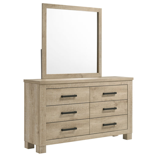 Oakglen Dresser With Mirrors - Furniture Land (Milwaukee, WI)
