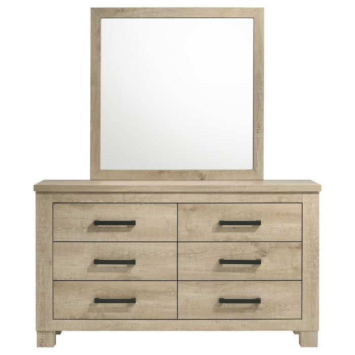 Oakglen Dresser With Mirrors - Furniture Land (Milwaukee, WI)