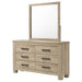 Oakglen Dresser With Mirrors - Furniture Land (Milwaukee, WI)