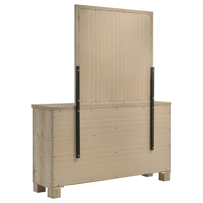 Oakglen Dresser With Mirrors - Furniture Land (Milwaukee, WI)
