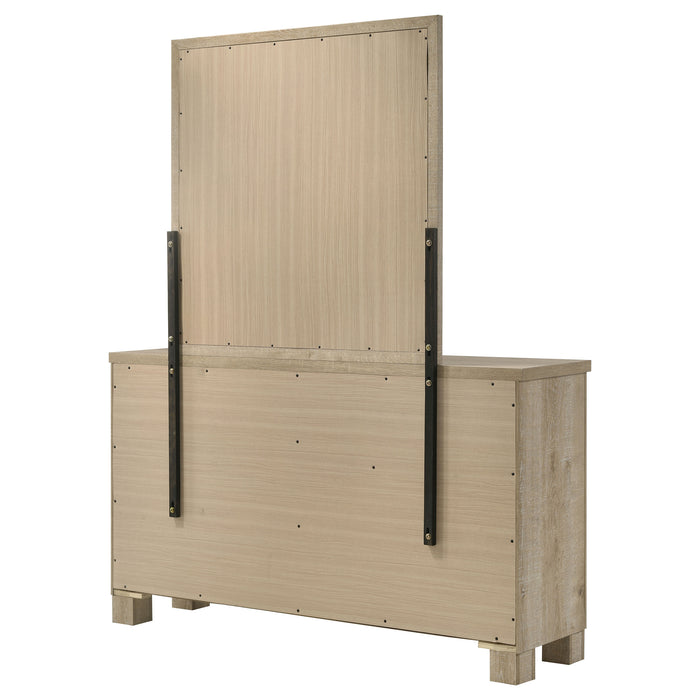 Oakglen Dresser With Mirrors - Furniture Land (Milwaukee, WI)