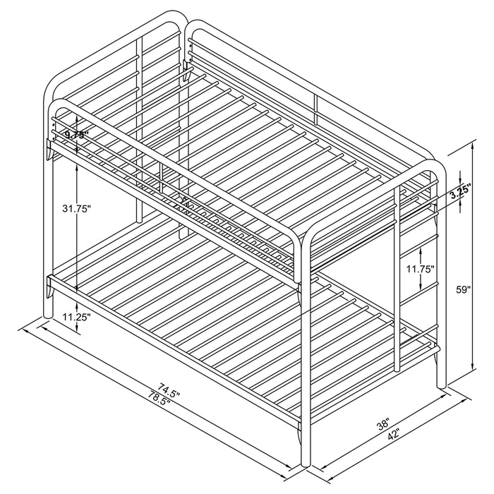 Morgan Bunk Beds - Furniture Land (Milwaukee, WI)