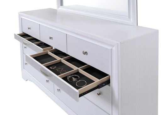 Naima White Dresser - Furniture Land (Milwaukee, WI)