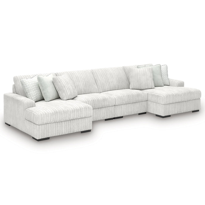 Stupendous Sectional with Double Chaise - Furniture Land (Milwaukee, WI)