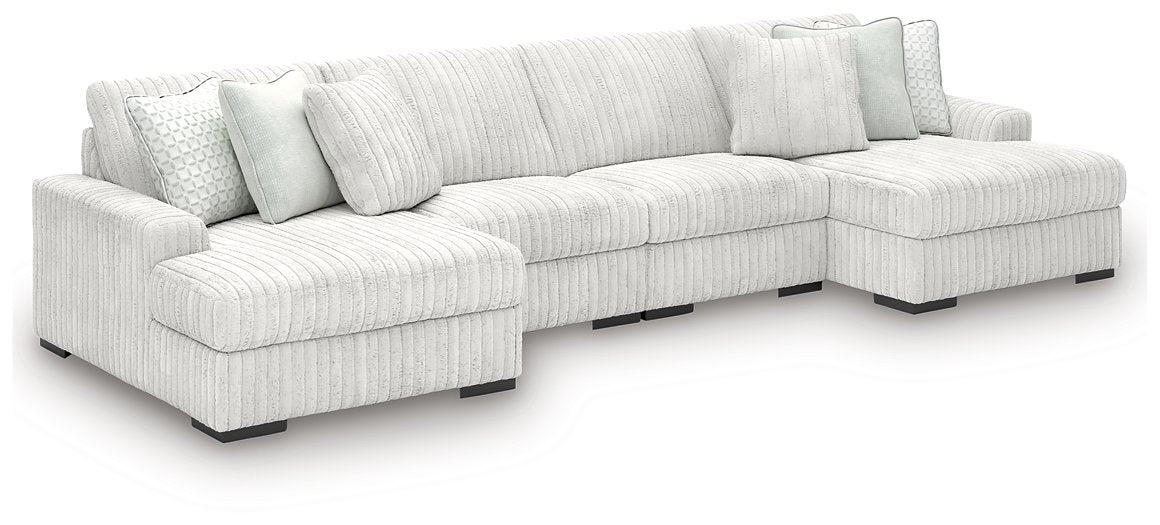 Stupendous Sectional with Double Chaise - Furniture Land (Milwaukee, WI)