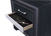 Naima Black Nightstand - Furniture Land (Milwaukee, WI)